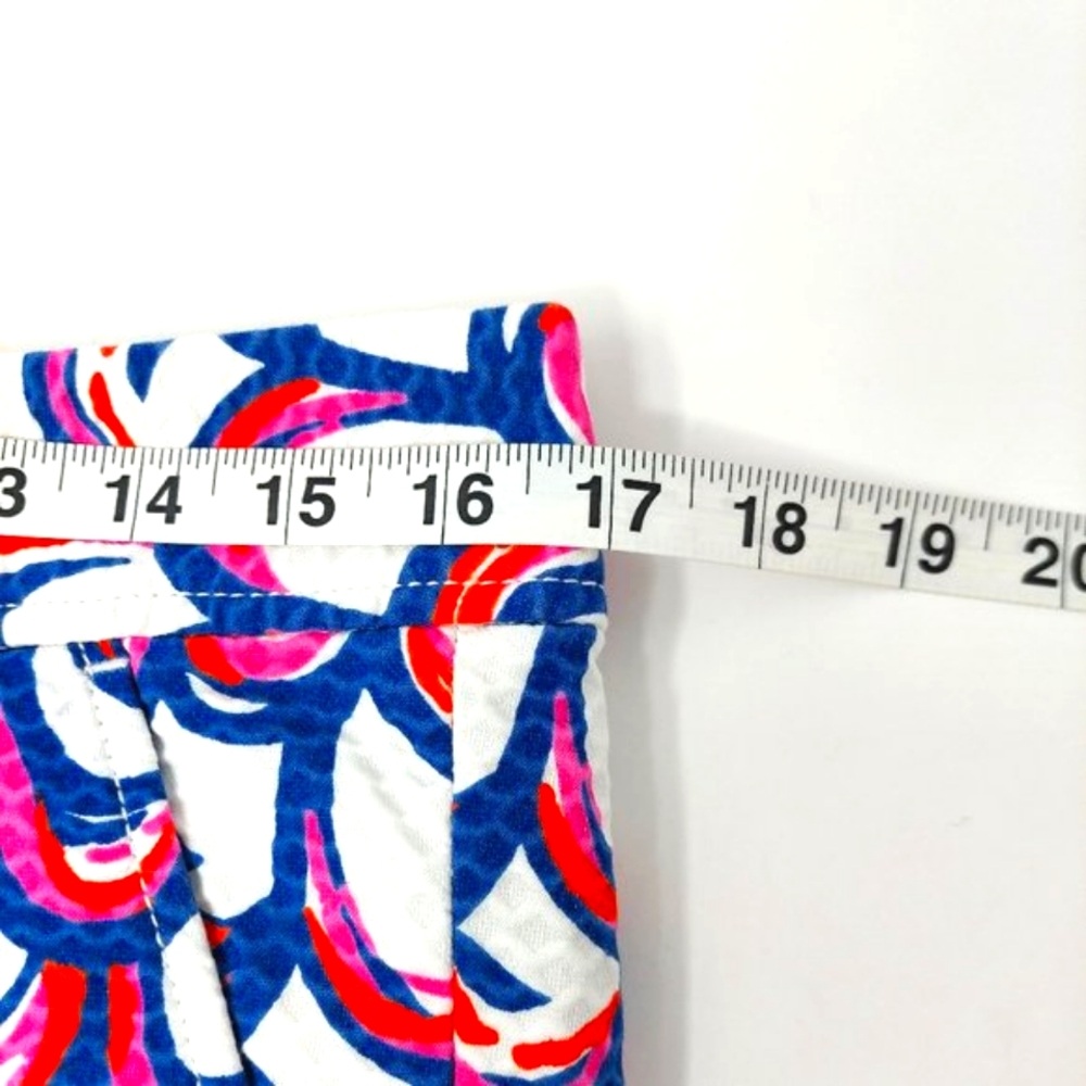 Lilly Pulitzer Colorful Patterned Shorts - Red, Pink, Blue - Picture 4 of 11